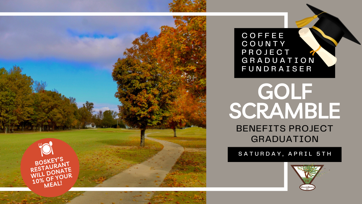 CCHS Project Graduation Golf Scramble on April 5th!